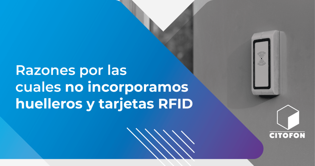 Por que no Control de acceso dactilar o RFID