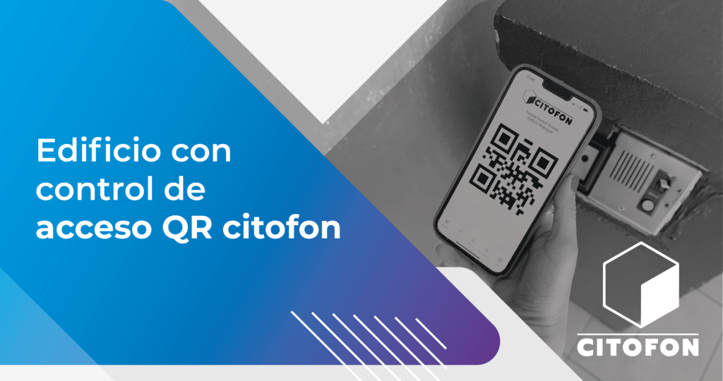 Edificio con Control de Acceso con QR